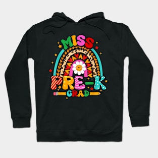 Kids Girl Miss Pre-K Grad Graduation Girl Last Day Of School Hoodie